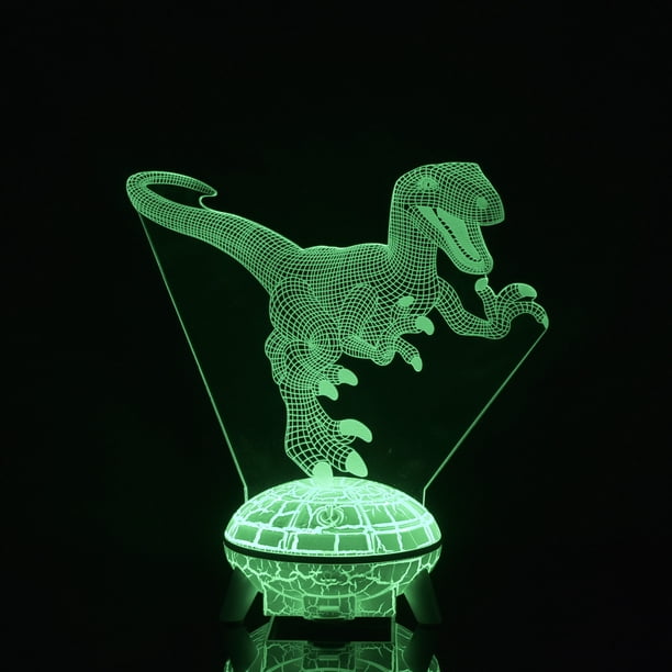 Decoración de escritorio para estudiantes con diseño de dinosaurio en 3D,