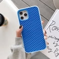thumbnail image 3 of Funda para iPhone 16 15 14 13 12 11 Pro Max XR XS X Waffle Shoe Sole funda de teléfono para iPhone 6 7 8Plus funda trasera de silicona, 3 of 5