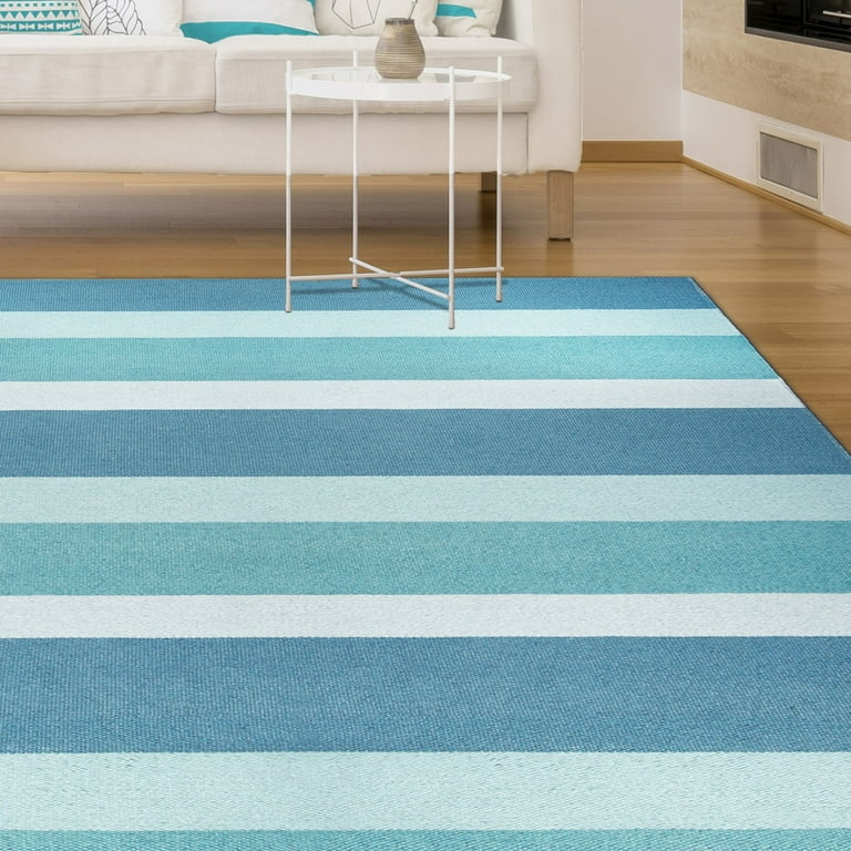 Adalia Coastal Geometric Modern Pet Friendly Indoor Outdoor Large Area Rugs