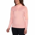 thumbnail image 2 of Champion Womens 1/4 Zip Pullover Pink XS, 2 of 4