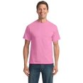 thumbnail image 3 of Port Company Tall Core Blend Tee-4XLT (Candy Pink), 3 of 5