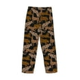 thumbnail image 5 of Goofa Leopard Print Printed Soft Pajama Pants for Men, Wide Leg Comfy Casual Lounge Yoga Pants-Small, 5 of 9