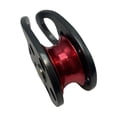thumbnail image 4 of DYNWAVECA 22 KN Single Rope Pulley Block, Single Pulley with Fixed Side Plate, Pulleys for Cave Camps, Pulleys Made of High-strength Aluminum Alloy without Hook, 4 of 6