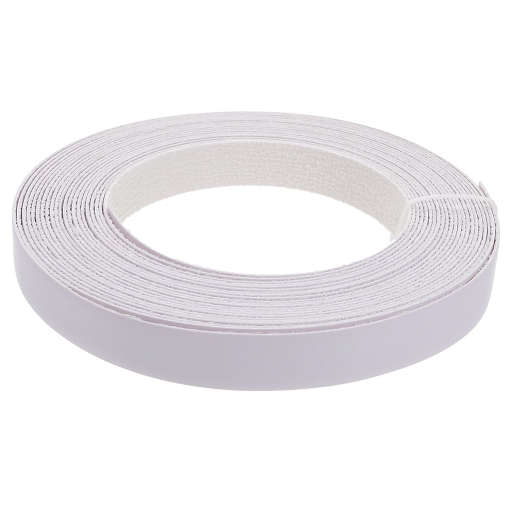 OUNONA White PVC Edging Tape for Furniture Restoration with Strong Adhesive Perfect for Decoration 10m