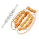 thumbnail image 4 of Masajeador de piernas con rodillos relajantes, 23 ruedas, manual, con abrazaderas circulares para Naranja, 4 of 9