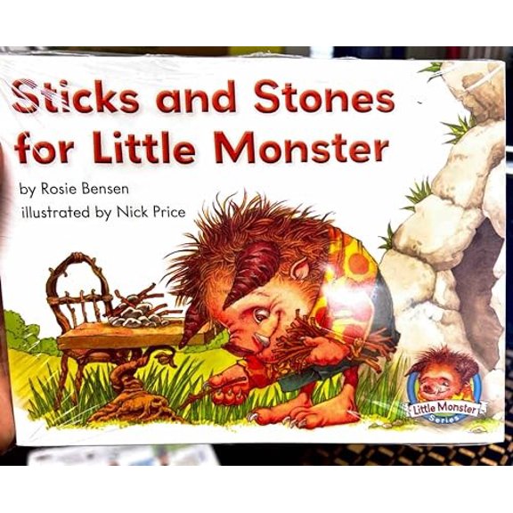 Pre-Owned Sticks and Stones for Little Monster ,116 Total Running Words, Level E ,6 Pack Paperback