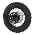 thumbnail image 1 of Rear Wheel Rim Tire Assembly, 3.00-12 Rear Wheel Rim Improved Traction Rubber Enhanced Grip Abrasion Proof  for TSD 110 TD 125, 1 of 7