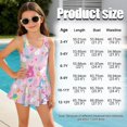 thumbnail image 5 of DISNIMO Bunny Easter Egg Printed Girls One Piece Swimsuits with Skirt Kids Sleeveless Swimwear Quick Dry Bathing Suit Hawaiian Beach Pool Party Swim Dress, 5 of 8