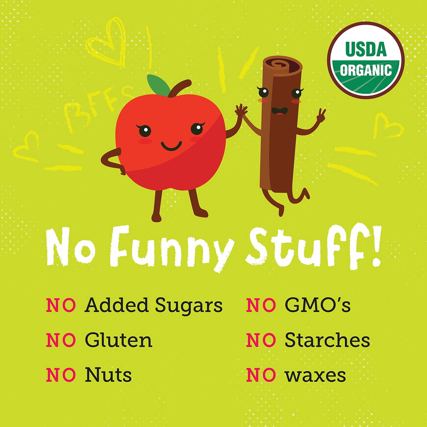 APPLE & CINNA-SIDEKICK All Natural Healthy Fruit Snack Pack, Real Fruit Gluten Free, Non GMO, Vegan, Fiber packed, Low Fat, Kosher, Variety Pack, Great For Adding To Gift Box, 1.0 oz (Pack of 12)
