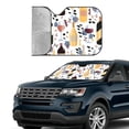 thumbnail image 4 of Bingfone Wine Bottles Glasses Car Windshield Sun Shade Protector Keep Your Vehicle Cool Sun Shield Visor Cover Foldable For Car Truck Suv-Medium, 4 of 9