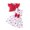 d-Red896, variant on FAOWME Child New Baby Girls Summer Outfits Heart Short Sleeve Tops And Floral Dress Casual Two Piece Clothes Sets Versatile O-Neck Dailywear