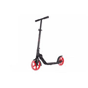 First Drive Kick Scooters for Kids 4 Years Old to Adult, Quick-Release Folding System, Front Suspension System, Scooter Shoulder Strap 7.9 In. Big Red LED Wheels Great Scooters