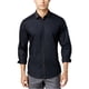 thumbnail image 1 of INC Shine - Camisa con botones para hombre, color negro, extragrande I-N-C Botones al frente, 1 of 2