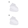 thumbnail image 2 of Naiovety Cubierta de zapatos Protector de zapatos impermeable de silicona Cubrezapatos antideslizantes resistentes al desgaste, blanco, M Type5 NO5, 2 of 6