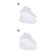 thumbnail image 2 of Naiovety Cubierta de zapatos Protector de zapatos impermeable de silicona Cubrezapatos antideslizantes resistentes al desgaste, blanco, M Type5 NO5, 2 of 6