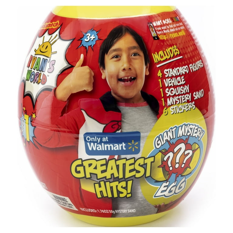 Ryans World Greatest Hits Giant Mystery Egg Walmart Exclusive