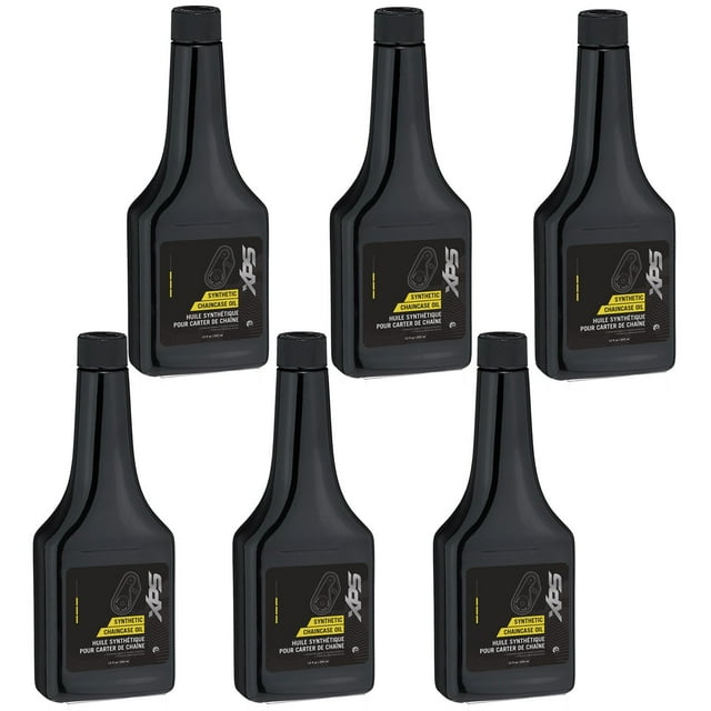 BRP Ski-Doo XPS New OEM Synthetic Chaincase Oil 12 OZ (6 Pack), 9779156