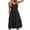 B11 Black Plus Size Summer Dresses Clearance Under $5, variant on Cagogo Plus Size Flowy A-Line Polka Dots Floral Swing Pleated Midi Sundress for Women Summer Spring Spaghetti Straps Party Dresses Sleeveless Trendy Outfits Bridal Shower Dresses