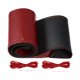 thumbnail image 1 of Funda universal para volante de coche, de cuero, de microfibra, de 38cm de diámetro, color negro y rojo, con aguja e hilo, paquete de 3, 1 of 7