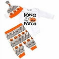 thumbnail image 2 of Boys "King of the Patch" 3 Piece Halloween Layette Set (Newborn), 2 of 5
