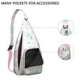 thumbnail image 2 of 4-Pockets Cross Body Bags for Woman Men,Cute Sea Life Sling Bag Chest Bag with Adjustable Strap Women's Crossbody Bags for Outdoors Hiking Traveling, 2 of 4