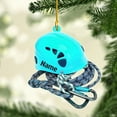 thumbnail image 5 of HomeDesign Personalized Rock Climbing Ornaments Custom Climbing Ornament Rock Climber Ornament, Mountain Climbing Bag, Climber Gift Bouldering Gifts Ornament Christmas Hanging Ornament (CL 2) (Red), 5 of 9