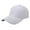 White #015, variant on Classic Plain Baseball Cap, Unisex Adjustable Casual Sports Hat with Multiple Solid Colors, Lightweight Breathable Outdoor Sun Hat for Running, Walking, Camping and Everyday Wear