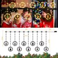thumbnail image 3 of Cortina de luces navideñas CHAO 3 m 100 leds 8 modos de iluminación temporizador impermeables IP65, 3 of 3