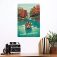 thumbnail image 2 of North Carolina, Quiet Explorer, Boating, Mountain (12x18 Aluminum Art, Indoor Outdoor Metal Sign Decor), 2 of 5