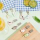 thumbnail image 5 of Clips para manteles con forma de pájaro (8 estilos diferentes), ideales para decorar la mesa. También sirven como colgantes, pinzas artesanales y sujetamanteles con clips metálicos., 5 of 9