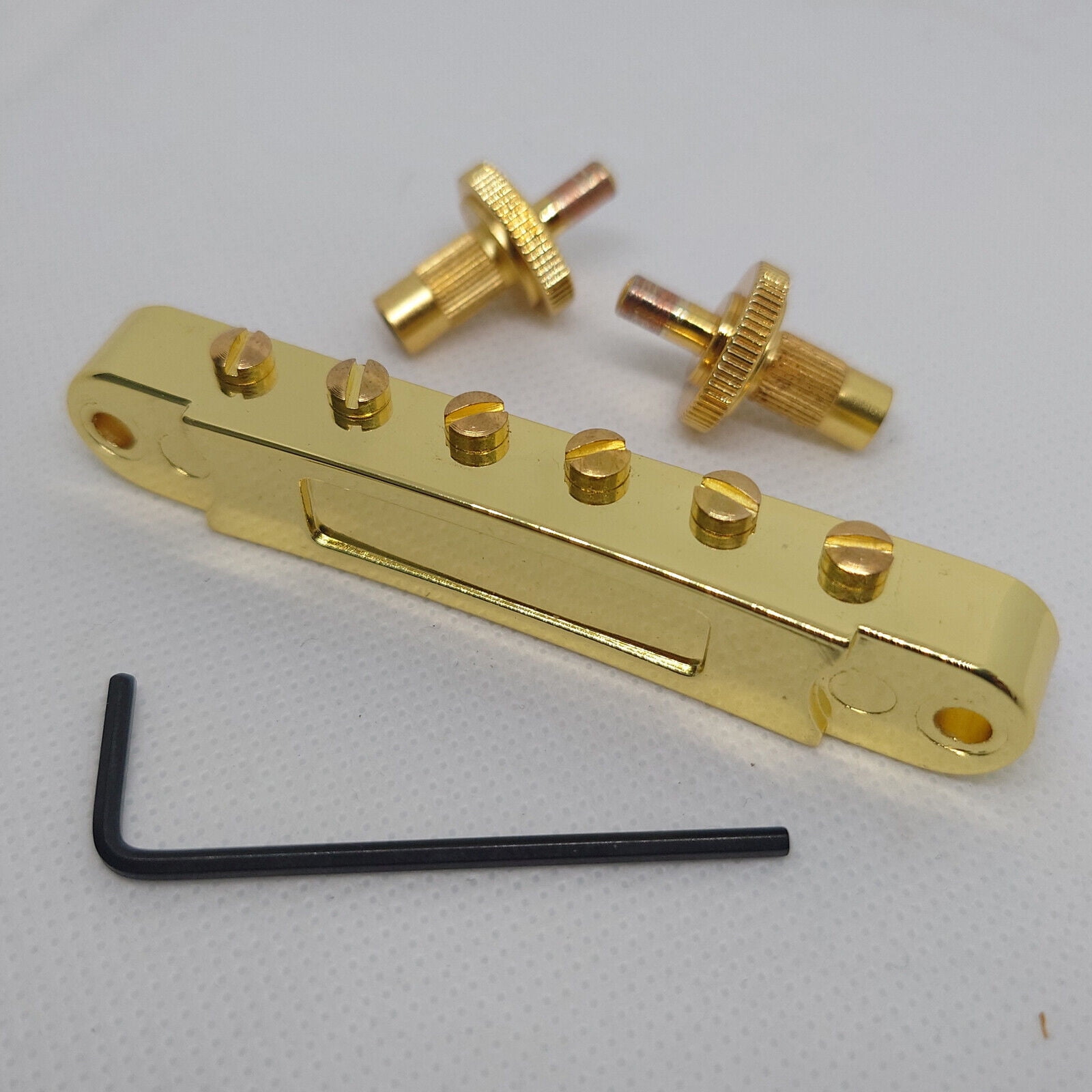 Gold Tune-O-Matic ABR-1 JB Guitar Bridge for LP, SG, Fly V Electric Guitars Replacement Parts
