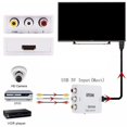 thumbnail image 3 of AV to HDMI HD Converter Adapter Composite CVBS Audio Video Compatible, 3 of 8