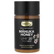 Comvita Certified UMF 20+ (MGO 829+) Raw Manuka Honey, Rare, Ultra Premium Grade, Wild, Unpasteurized, Non-GMO Superfood I 8.8 oz