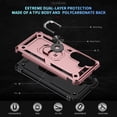 thumbnail image 2 of Asuwish Compatible with Samsung Galaxy S26 Plus 5G Phone Case Tempered Glass Screen Protector Slim Magnetic Ring Holder Stand Hybrid Protective Cell Cover for S26Plus 26S S 26 26Plus Women Men Pink, 2 of 7