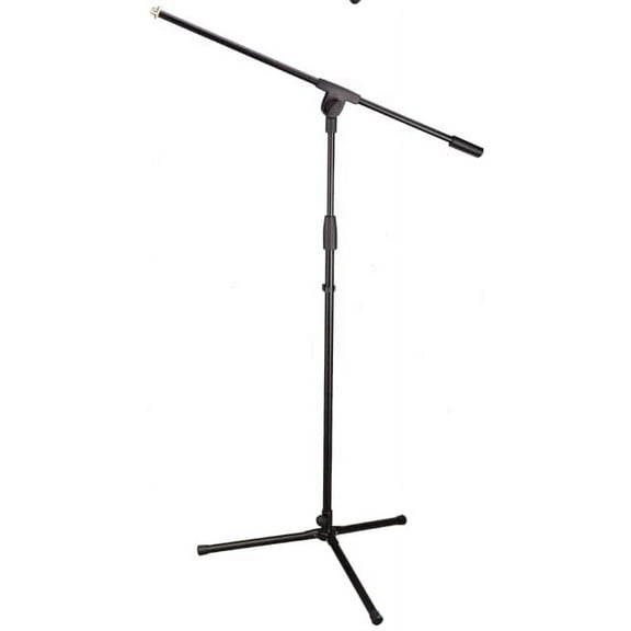 Xpix Tripod Boom Microphone Adjustable Floor Stand - Black