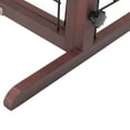 thumbnail image 7 of Pefilos Freestanding Dog Gate 38"-71" Adjustable, Wood Pet Gate for Indoor Dogs Fence for Doorways, Stairs, Brown, 7 of 7