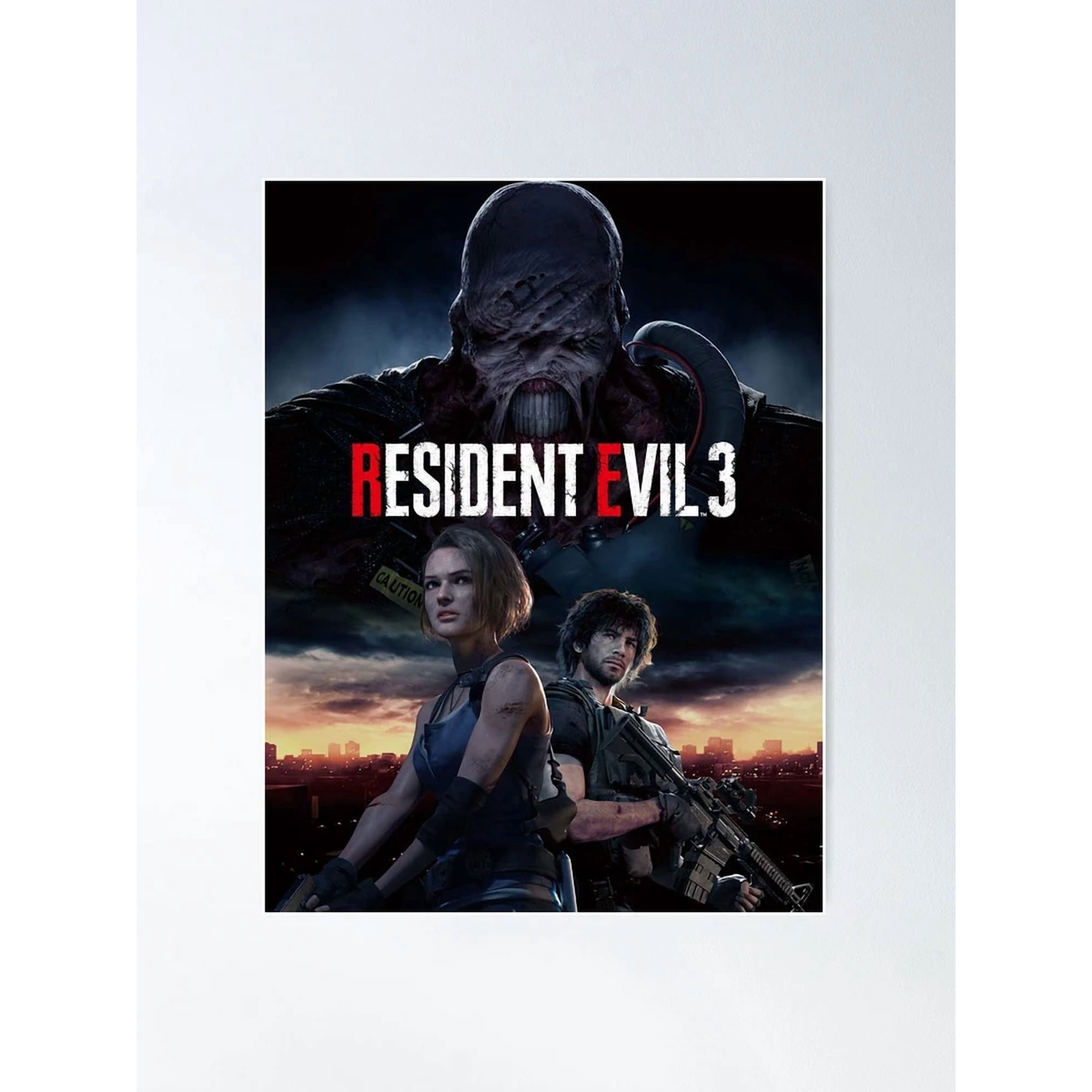 Top Resident Evil 3 Game Poster Unframed Size 24''x36'' GooGate