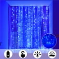 thumbnail image 4 of Kripyery LED Lights with Remote Control USB Powered Fairy Lights for Bedroom Indoor Outdoor Decor Curtain Light Hook Design, 4 of 8