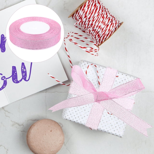 BESTYASH Rosa Para Envolver Regalos Con Brillo Delicada Resistente Ideal Para Manualidades Y Decoraciones