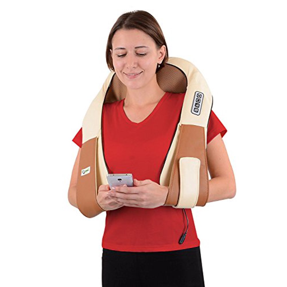 Shiatsu Massager Cordless Electric Relieves Pain An