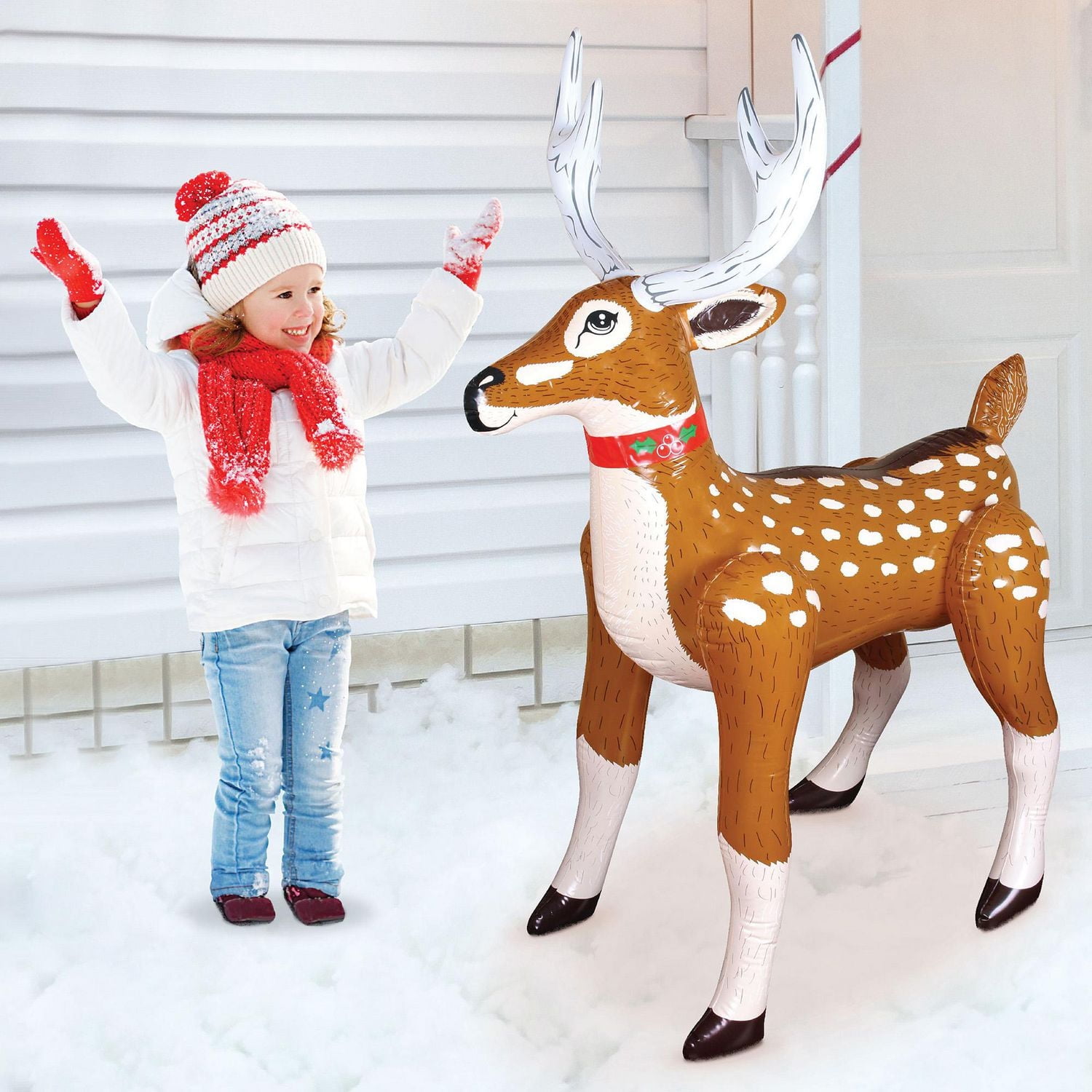 Occasions Christmas Blow-Up 4 Foot Inflatable Reindeer