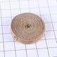 thumbnail image 5 of 2 piezas de yute natural cuerda de cáñamo para tejer correas para el hogar DIY artesanía línea de pesca patrón de cinta de arpillera (marrón claro) - 10 mx 1,5 cm, 5 of 5