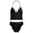 WeeBloom-Black, variant on Teen Girls Swimsuit Bikini Two Piece Triangle Top Neck With Beach Pool Party Wear Bathing Suit Swimwear Pink Size 13-14 Years