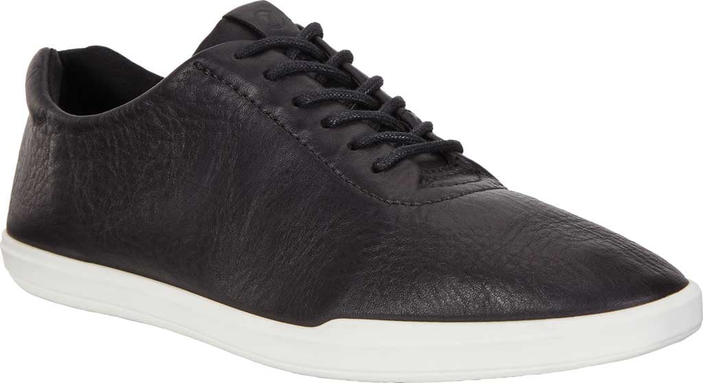 Women's ECCO Simpil Tie Fashion Sneaker Black Full Grain Leather 38 M -  Walmart.com