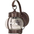 thumbnail image 2 of 60/3458 Nuvo Lighting Onion-1 Light Outdoor Wall Lantern-6 Inches Wide by 10.63 Inches High-Old Bronze Finish, 2 of 2