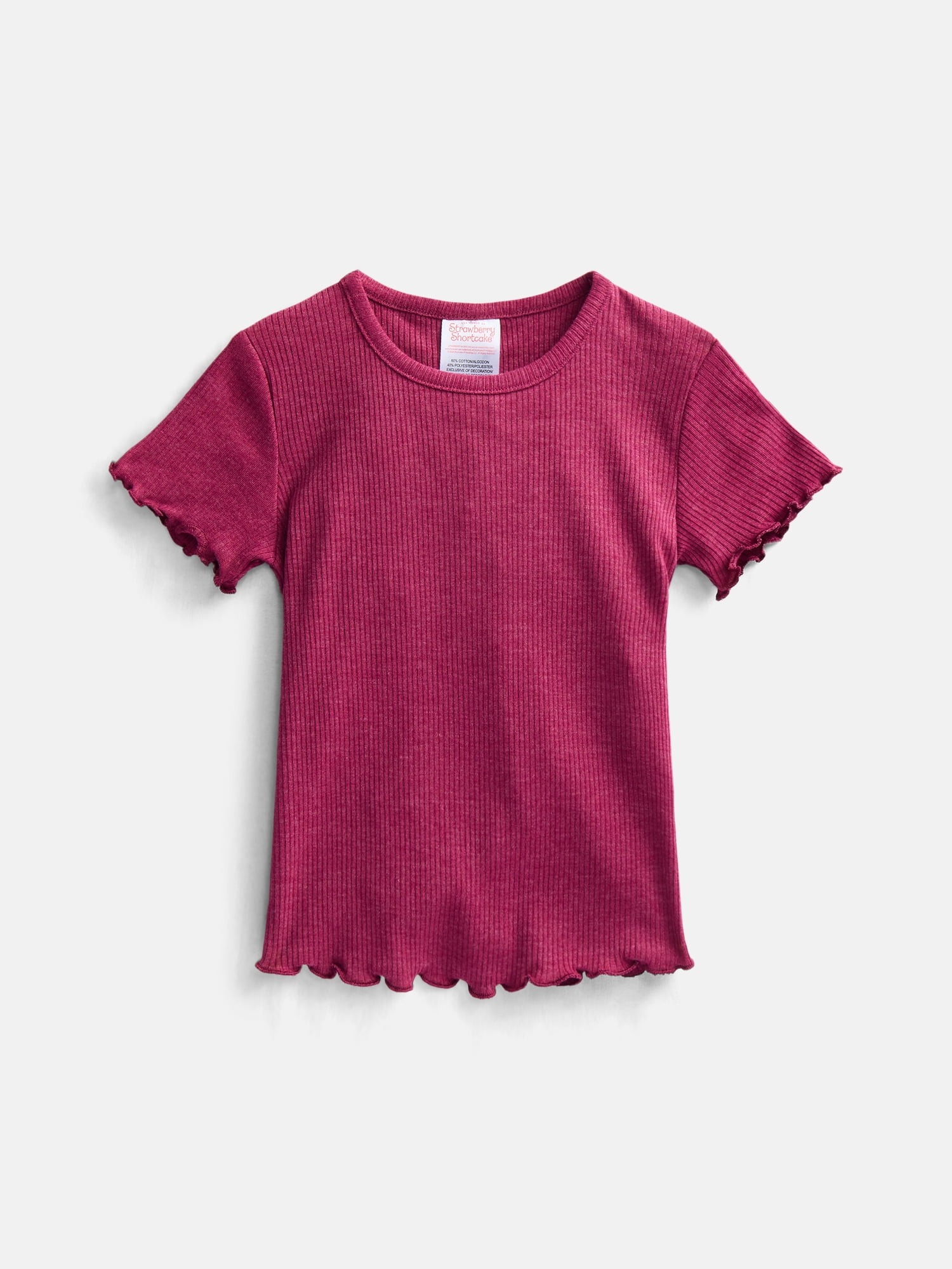 Strawberry Shortcake Toddler Girls Tee and Cotton Skirtall Set, 2 Piece, Sizes 12M-5T