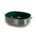 thumbnail image 2 of Colador de cocina con asa, resistente, de gran capacidad, color verde oscuro, 2 of 4