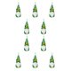 thumbnail image 3 of Injueey Colgante del día de San Patricio Colgantes de muñecas sin rostro Gnome Doll Tipo 5 Tipo 5 10piezas, 3 of 6