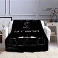 thumbnail image 4 of Mustang-Manta de franela con estampado de logotipo de coche, manta cálida para camas, manta de arcoíris, manta de Picnic, forros de cama, regalo de cumpleaños, 4 of 4