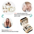 thumbnail image 4 of Christmas Gingerbread Man Portable Square Jewelry Box for Rings Earrings Necklaces Bracelets Girls Women Travel Organizer Decorative Display, 4 of 6